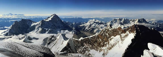 聖母峰 (埃佛勒斯峰) (珠穆朗瑪峰) - 中國、印度、尼泊爾邊界
